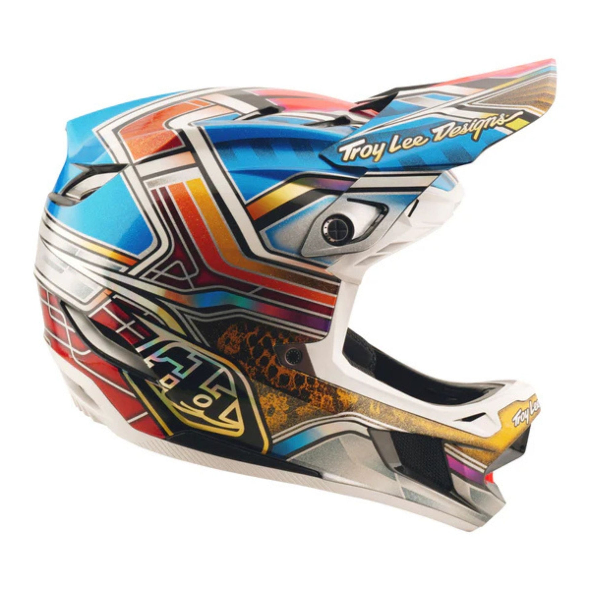 D4 Carbon Helmet; Lowrider Blue